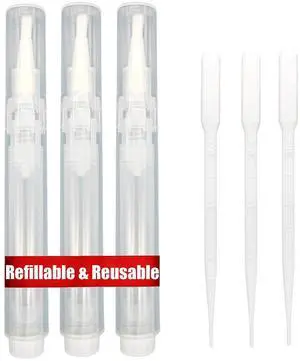 Cuticle Oil Pen 3 Pack Refillable White Cuticle Oil Pen 3 Pack Refillable White