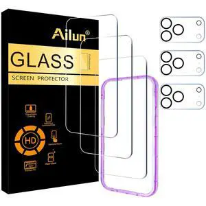 Ailun Screen Protector and Camera Lens Protector for iPhone 17 Pro Max Ailun Screen Protector and Camera Lens Protector for iPhone 17 Pro Max