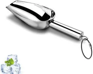 6oz Stainless Steel Ice Scoop for Kitchen, Freezer, Bar, Wedding, Party, Sugar, Flour, Pet Food, Popcorn, Dry Goods, Dishwasher Safe 6oz Stainless Steel Ice Scoop for Kitchen, Freezer, Bar, Wedding, Party, Sugar, Flour, Pet Food, Popcorn, Dry Goods, Dishwasher Safe