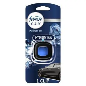 Febreze Platinum Ice Scent Car Air Freshener Vent Clip, 1 Count Febreze Platinum Ice Scent Car Air Freshener Vent Clip, 1 Count