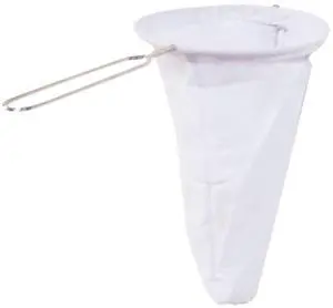 Traditional Thai Style Reusable Cloth Tea/Coffee Filter Sock, 3.0 Inches, Pour Over Dripper Coffee Strainer Traditional Thai Style Reusable Cloth Tea/Coffee Filter Sock, 3.0 Inches, Pour Over Dripper Coffee Strainer
