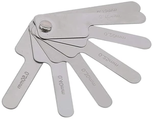 1 Piece Silver Dental Orthodontic Stainless Steel IPR Gauge Ruler 0.1-0.5mm, Metric and Imperial Interproximal Enamel Reduction Measuring Tool 1 Piece Silver Dental Orthodontic Stainless Steel IPR Gauge Ruler 0.1-0.5mm, Metric and Imperial Interproximal Enamel Reduction Measuring Tool