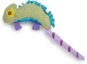 Petlinks HappyNip Crinkle Chameleon Cat Toy with Silvervine & Catnip, Green, One Size Petlinks HappyNip Crinkle Chameleon Cat Toy with Silvervine & Catnip, Green, One Size
