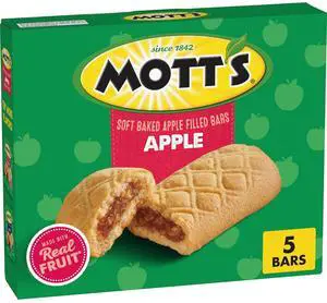 Mott's 5ct 6.55oz Soft Baked Apple Filled Bars Mott's 5ct 6.55oz Soft Baked Apple Filled Bars