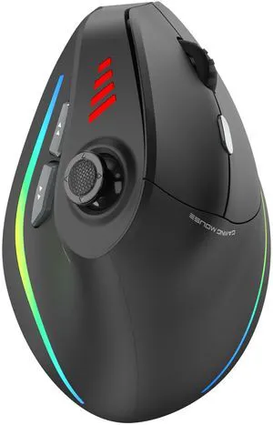 TRELC Vertical Ergonomic Wireless Gaming Mouse, 24000 DPI, 11 Programmable Buttons, 5 D Rocker, Dual Mode BT+2.4GHz, Rechargeable for PC/Laptop/E-Sports/Gamer TRELC Vertical Ergonomic Wireless Gaming Mouse, 24000 DPI, 11 Programmable Buttons, 5 D Rocker, Dual Mode BT+2.4GHz, Rechargeable for PC/Laptop/E-Sports/Gamer