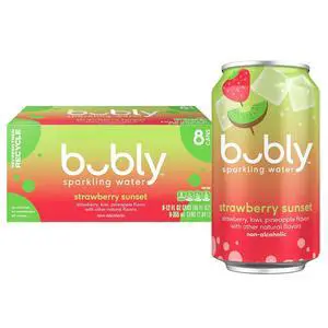 12Fl Oz (8Pack) Bubly Sparkling Water Strawberry Sunset 12Fl Oz (8Pack) Bubly Sparkling Water Strawberry Sunset