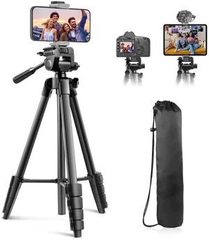 Sensyne 64" Camera Tripod Stand with Phone Holder and Remote for iPhone & iPad Sensyne 64" Camera Tripod Stand with Phone Holder and Remote for iPhone & iPad