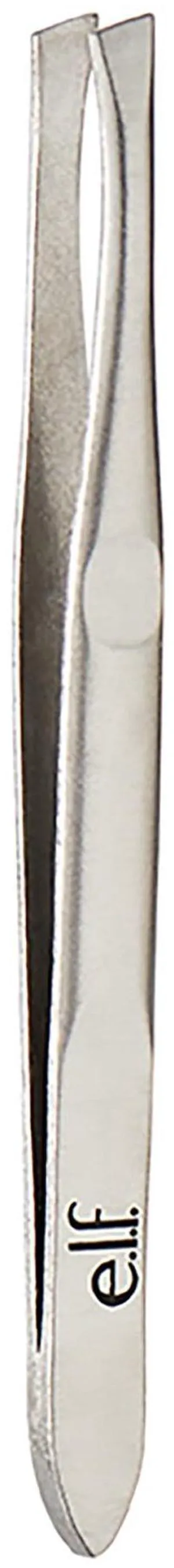 E.l.f. Slant Tweezer Stainless Steel, Ergonomic Design, Strong Grip, Accurate Hair Removal, Shapes and Defines E.l.f. Slant Tweezer Stainless Steel, Ergonomic Design, Strong Grip, Accurate Hair Removal, Shapes and Defines