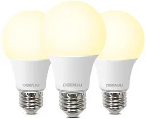 DEGNJU A19 LED Light Bulbs, 60W Equivalent, Soft White 2700K, 800 Lumens, E26 Base, Non-Dimmable, 8W, Warm White, 3 Pack for Bedroom Living Room DEGNJU A19 LED Light Bulbs, 60W Equivalent, Soft White 2700K, 800 Lumens, E26 Base, Non-Dimmable, 8W, Warm White, 3 Pack for Bedroom Living Room
