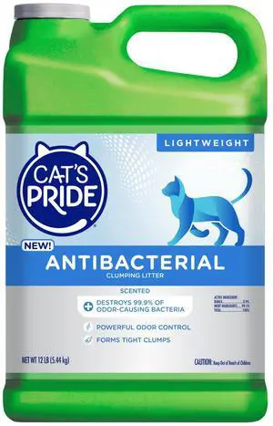 Cat's Pride Antibacterial Litter, Odor-Eliminating Scented, 12lb Cat's Pride Antibacterial Litter, Odor-Eliminating Scented, 12lb