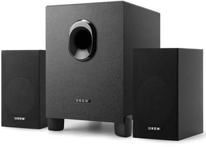 OROW S211 USB-Powered 2.1 Multimedia Speaker System with Subwoofer, 16W Computer Speakers, Strong Bass, 3.5mm Audio Input, for PC/PS4/TV, Wooden OROW S211 USB-Powered 2.1 Multimedia Speaker System with Subwoofer, 16W Computer Speakers, Strong Bass, 3.5mm Audio Input, for PC/PS4/TV, Wooden