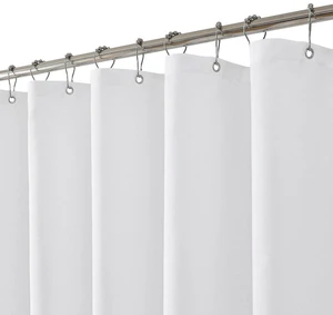Eachope Waterproof Fabric Shower Curtain Liner, 72x72 Inches, White, 1-Pack Eachope Waterproof Fabric Shower Curtain Liner, 72x72 Inches, White, 1-Pack