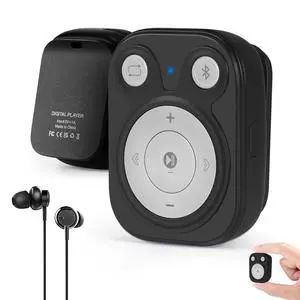 64GB Clip MP3 Player with Bluetooth 5.3, 15Hrs Battery, Earphones Included, 1000+ Songs Storage, No Phone Needed, Portable for Kids, Sports, Reading, Learning, Meetings 64GB Clip MP3 Player with Bluetooth 5.3, 15Hrs Battery, Earphones Included, 1000+ Songs Storage, No Phone Needed, Portable for Kids, Sports, Reading, Learning, Meetings