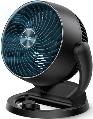 DREO 12-Inch 70ft Powerful Airflow 25dB Quiet Table Air Circulator Fan with 120 Adjustable Tilt, 3 Speeds, for Bedroom, Home, Office, Kitchen DREO 12-Inch 70ft Powerful Airflow 25dB Quiet Table Air Circulator Fan with 120 Adjustable Tilt, 3 Speeds, for Bedroom, Home, Office, Kitchen
