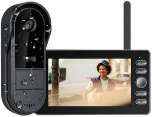 TKMARS Wireless Doorbell Camera 1080P with Monitor, No Subscription, No App/WiFi Needed, 2-Way Intercom, Waterproof, Recording & Night Vision TKMARS Wireless Doorbell Camera 1080P with Monitor, No Subscription, No App/WiFi Needed, 2-Way Intercom, Waterproof, Recording & Night Vision
