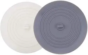 V-TOP 2 Pack 6-Inch Large Silicone Tub Stopper Drain Plug Hair Stopper Flat Suction Cover for Kitchen Gadgets, Bathroom Accessories, and Laundry V-TOP 2 Pack 6-Inch Large Silicone Tub Stopper Drain Plug Hair Stopper Flat Suction Cover for Kitchen Gadgets, Bathroom Accessories, and Laundry