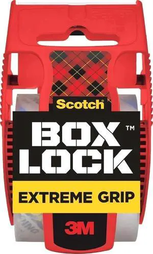 Scotch Box Lock Packing Tape, Clear, 1.88in x 1000in, 1 Refill Roll Scotch Box Lock Packing Tape, Clear, 1.88in x 1000in, 1 Refill Roll
