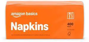 Amazon Basics Everyday Paper Napkins, 400Count Amazon Basics Everyday Paper Napkins, 400Count