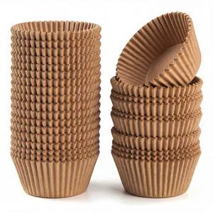 200 Paper Cupcake Liners, Brown, Grease Proof, No Smell, Food Grade, for Muffins, Cupcakes and Desserts 200 Paper Cupcake Liners, Brown, Grease Proof, No Smell, Food Grade, for Muffins, Cupcakes and Desserts