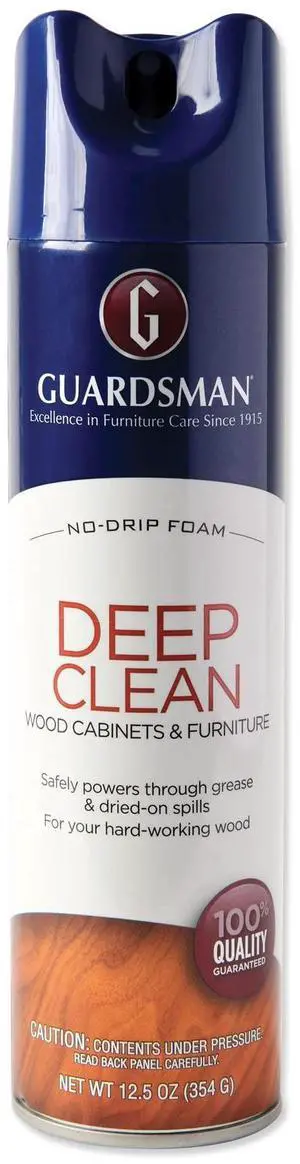 Guardsman Deep Cleaning Wood Cleaner 12.5oz Aerosol Spray for Cabinets, Furniture, Tables & Wood Surfaces Guardsman Deep Cleaning Wood Cleaner 12.5oz Aerosol Spray for Cabinets, Furniture, Tables & Wood Surfaces