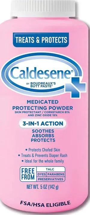 Caldesene Medicated Body Powder with Zinc & Cornstarch, 5 Oz Caldesene Medicated Body Powder with Zinc & Cornstarch, 5 Oz