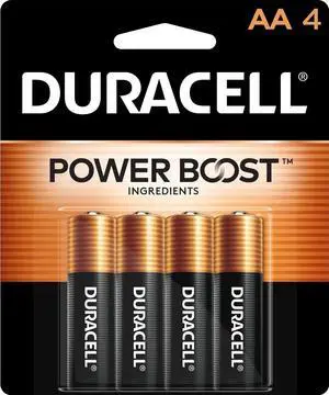 Duracell AA4 Powerboost Alkaline Battery 4 Count Duracell AA4 Powerboost Alkaline Battery 4 Count