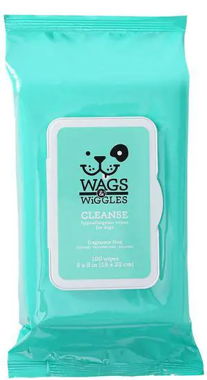 Wags & Wiggles Hypoallergenic Dog Wipes, Fragrance-Free, 100 Count Wags & Wiggles Hypoallergenic Dog Wipes, Fragrance-Free, 100 Count