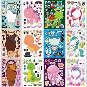 24 Sheets Make a Face Stickers for Kids, Toddlers, Party Favors, Crafts 24 Sheets Make a Face Stickers for Kids, Toddlers, Party Favors, Crafts