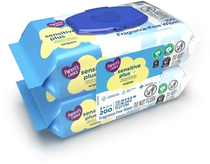 200 Count Parent's Choice Sensitive Plus Baby Wipes 200 Count Parent's Choice Sensitive Plus Baby Wipes