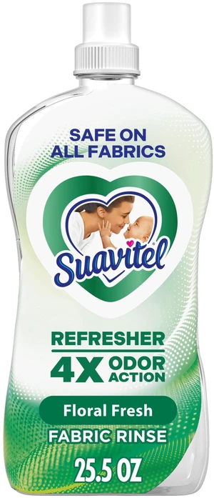 Suavitel Refresher Fabric Rinse and Odor Eliminator, 25.5fl oz, 4X Odor Action, Floral Fresh Scent Suavitel Refresher Fabric Rinse and Odor Eliminator, 25.5fl oz, 4X Odor Action, Floral Fresh Scent