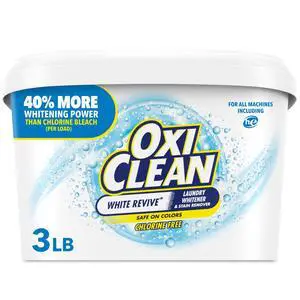 OxiClean White Revive Laundry Whitener & Stain Remover Powder, 3 lb OxiClean White Revive Laundry Whitener & Stain Remover Powder, 3 lb