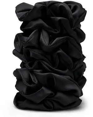 8PCS Black Satin Scrunchies - Silk Hair Ties, No Crease, Frizz-Free, Gentle Elastic for Thick & Thin Hair, Soft & Stylish Hair Accessories Gifts 8PCS Black Satin Scrunchies - Silk Hair Ties, No Crease, Frizz-Free, Gentle Elastic for Thick & Thin Hair, Soft & Stylish Hair Accessories Gifts