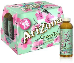 16Fl Oz (12Pack) Arizona Green Tea with Ginseng and Honey 16Fl Oz (12Pack) Arizona Green Tea with Ginseng and Honey