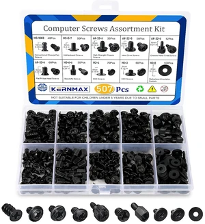 507Pcs Professional Computer Screws Assortment Kit, Motherboard Screws, Standoffs, PC Case, SSD, Hard Drive, Fan, CD-ROM Screws, for DIY PC Build and Repair 507Pcs Professional Computer Screws Assortment Kit, Motherboard Screws, Standoffs, PC Case, SSD, Hard Drive, Fan, CD-ROM Screws, for DIY PC Build and Repair