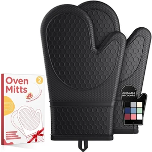 Kitsure Silicone Oven Mitts Kitsure Silicone Oven Mitts