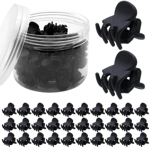 BokWin Mini Hair Clips, 0.6 in, Matte Black, 50 Pcs BokWin Mini Hair Clips, 0.6 in, Matte Black, 50 Pcs