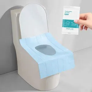 20pcs Disposable Stick-On Non-Slip Toilet Seat Covers, Portable Travel, for Public Toilets, Hospital, Hotel, Men Women Girls, Each Wrapped Individually 20pcs Disposable Stick-On Non-Slip Toilet Seat Covers, Portable Travel, for Public Toilets, Hospital, Hotel, Men Women Girls, Each Wrapped Individually