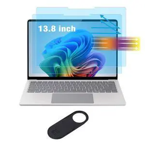 2-Pack Anti-Blue Light Glare Screen Protector for Microsoft Surface Laptop 8/7 13.8 Inch (20242026), Anti-Fingerprint Anti-UV Filter, Reduces Eye Strain 2-Pack Anti-Blue Light Glare Screen Protector for Microsoft Surface Laptop 8/7 13.8 Inch (20242026), Anti-Fingerprint Anti-UV Filter, Reduces Eye Strain
