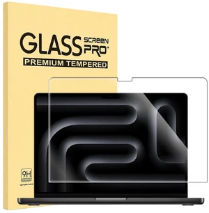 Tempered Glass Screen Protector for MacBook Pro 16 inch 2026-2021 Release M5 M4 M3 M2 M1 (A3428 A3429 A3403 A2991 A2780 A2485) with Touch ID, Bubble Free, Ultra HD Clear, 9H Hardness, Anti-Fingerprint Tempered Glass Screen Protector for MacBook Pro 16 inch 2026-2021 Release M5 M4 M3 M2 M1 (A3428 A3429 A3403 A2991 A2780 A2485) with Touch ID, Bubble Free, Ultra HD Clear, 9H Hardness, Anti-Fingerprint