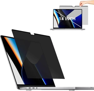 Dabernur Privacy Screen Protector Compatible with MacBook Pro 14 inch (2021-2024), MacBook Pro 14.2" (M1-M4), Easy Installation/Bubble Free/Anti-Glare/Anti Blue Light for Magnetic Laptop Filter Dabernur Privacy Screen Protector Compatible with MacBook Pro 14 inch (2021-2024), MacBook Pro 14.2" (M1-M4), Easy Installation/Bubble Free/Anti-Glare/Anti Blue Light for Magnetic Laptop Filter