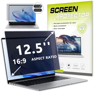 For 12.5 Laptop Privacy Screen Protectors 16:9 - With camera cover. For 12.5 Laptop Privacy Screen Protectors 16:9 - With camera cover.