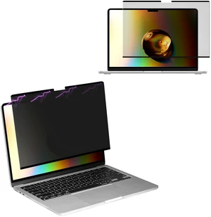 kwmobile Laptop Privacy Screen for Apple Macbook Air 13.6 M3 2024 A3113 / M2 A2681 - Magnetic Computer Privacy Screen Shield - Laptop Monitor Protector - Anti Glare Blue Light Blocking kwmobile Laptop Privacy Screen for Apple Macbook Air 13.6 M3 2024 A3113 / M2 A2681 - Magnetic Computer Privacy Screen Shield - Laptop Monitor Protector - Anti Glare Blue Light Blocking