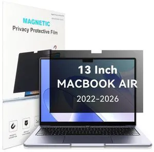 Voohinddaa Magnetic Privacy Screen for MacBook Air 13.6" M2/M3/M4/M5 2022-2026, Detachable Matte Anti Blue Light Anti Glare Laptop Screen Protector Voohinddaa Magnetic Privacy Screen for MacBook Air 13.6" M2/M3/M4/M5 2022-2026, Detachable Matte Anti Blue Light Anti Glare Laptop Screen Protector