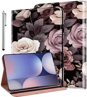 ALILANG Case for Samsung Galaxy Tab S10+/ S9+/ S8+/ S7 FE/ S7+ 12.4 Inch Tablet Case, Lightweight Folio Shockproof Folding Stand Protector Cover for Samsung Tab S10+ Plus -Rose ALILANG Case for Samsung Galaxy Tab S10+/ S9+/ S8+/ S7 FE/ S7+ 12.4 Inch Tablet Case, Lightweight Folio Shockproof Folding Stand Protector Cover for Samsung Tab S10+ Plus -Rose