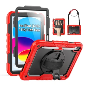 SEYMAC Case for iPad A16 11th/10th Generation 11"/10.9", Black/Red SEYMAC Case for iPad A16 11th/10th Generation 11"/10.9", Black/Red