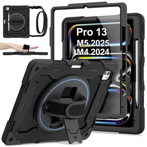 ROSROME Case for iPad Pro 13 inch M5 2025 / M4 2024 with Screen Protector ROSROME Case for iPad Pro 13 inch M5 2025 / M4 2024 with Screen Protector