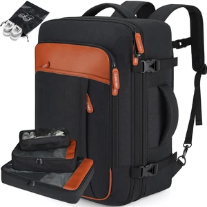Lumesner 40L Expandable Carry On Travel Backpack with 4 Packing Cubes Lumesner 40L Expandable Carry On Travel Backpack with 4 Packing Cubes