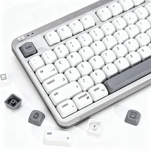 YMKPVR KBDiy for MAC Style KOA Profile Keycaps Set,Dye-Sublimation PBT White Custom Keyboard Keycap,138 Keys Cap Set for Cherry Gateron MX Switches Mechanical Keyboards YMKPVR KBDiy for MAC Style KOA Profile Keycaps Set,Dye-Sublimation PBT White Custom Keyboard Keycap,138 Keys Cap Set for Cherry Gateron MX Switches Mechanical Keyboards