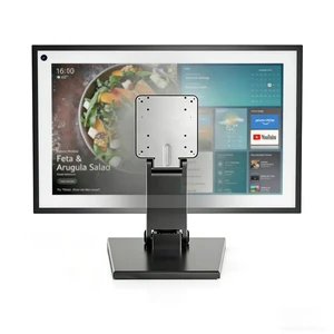 Jakeko Lay Flat Low Profile Monitor Stand - for 14-24" Screens Ergonomic Adjustable Desktop Mount with 100x100mm Compatibility - Steel Jakeko Lay Flat Low Profile Monitor Stand - for 14-24" Screens Ergonomic Adjustable Desktop Mount with 100x100mm Compatibility - Steel