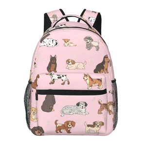 Fiokroo Cute Dogs Animals Backpack School Bag For Students Teens Men Women Cartoon Pets Laptop Backpacks Travel Daypack Bag With Multiple Pockets Fiokroo Cute Dogs Animals Backpack School Bag For Students Teens Men Women Cartoon Pets Laptop Backpacks Travel Daypack Bag With Multiple Pockets